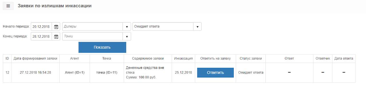 Проверка неучтенных средств инкассации